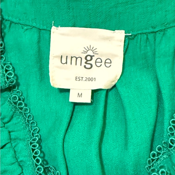 Kelly Green Tiered Ruffle Midi Dress - Picture 7 of 7